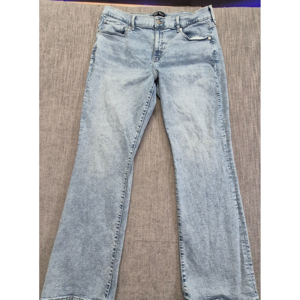 GAP Universal Baby Bootcut women's light wash denim blue jeans 18/34 stretch